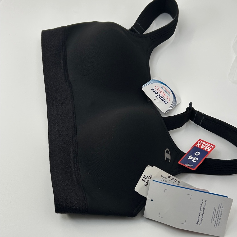 Seamless Black Comfort Bra - Picture 14 of 16